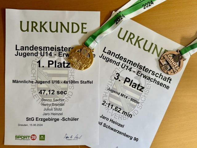 Landesmeisterschaft U14 bis Erwachsene in Dresden und Deutsche Meisterschaft Masters in Erding