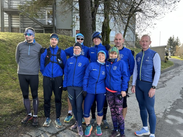 Teamtrainings- &amp; Just have fun and enjoy life - Lauf in Klingenthal/Aschberg