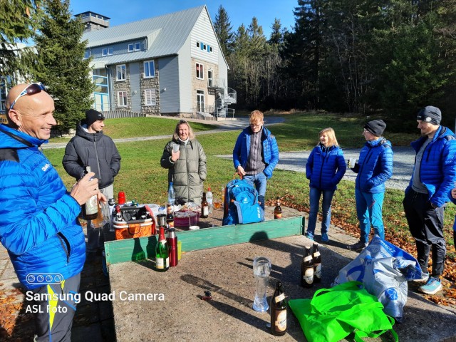 Teamtrainings- &amp; Just have fun and enjoy life - Lauf in Klingenthal/Aschberg